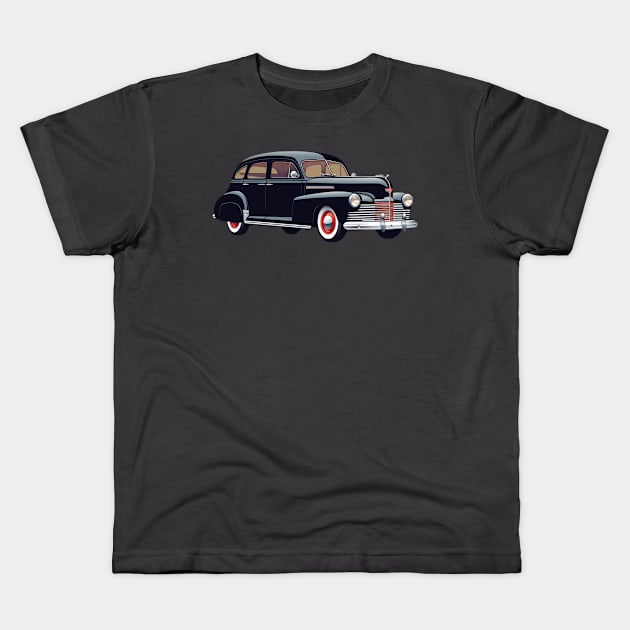 Black Fleetmaster Kids T-Shirt by Spearhead Ink